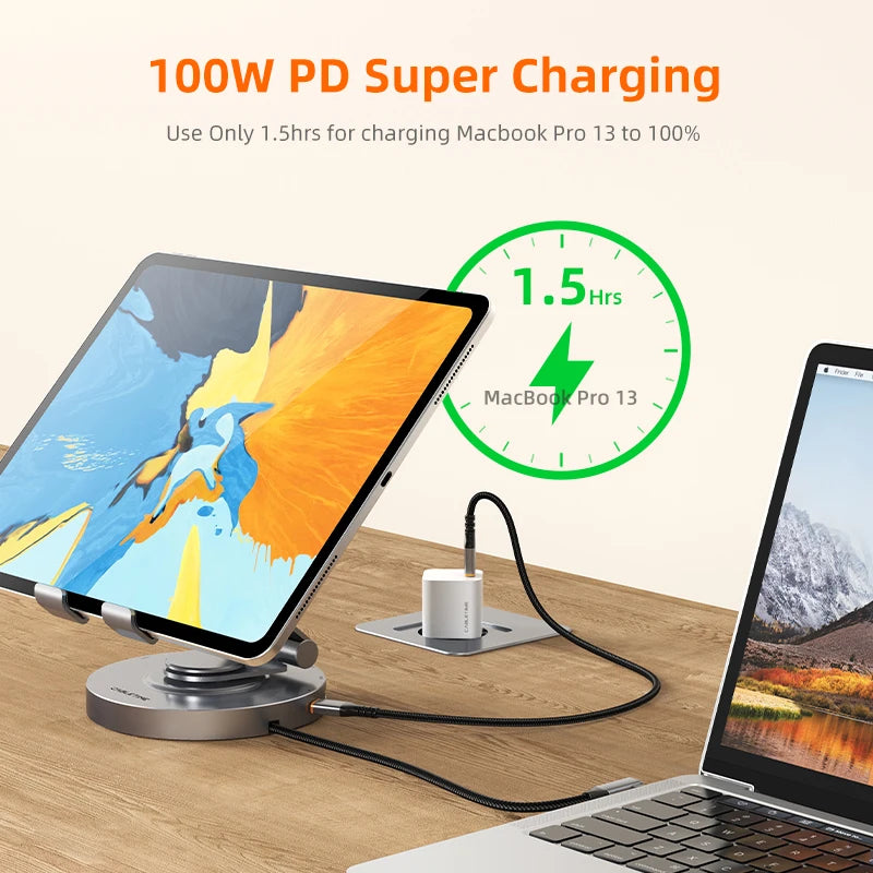 8-in-1 USB C Hub Stand for iPad