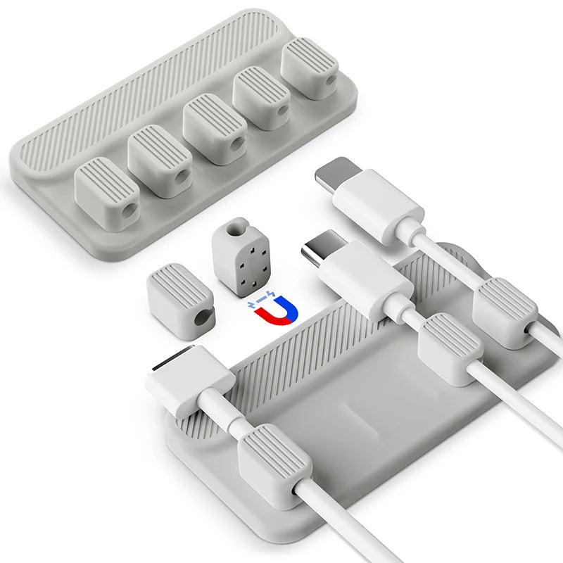 Magnetic Silicone Cable Organizer