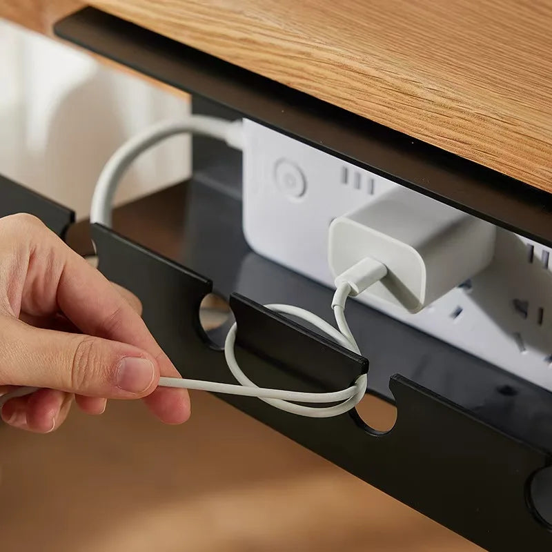 Clamp-On Under-Desk Cable Tray