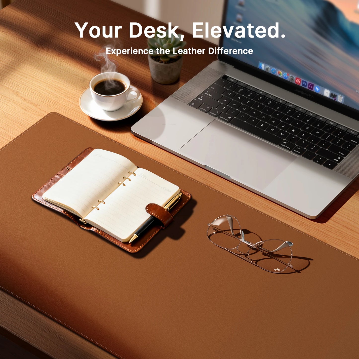 PU Leather Desk Pad & Mouse Mat