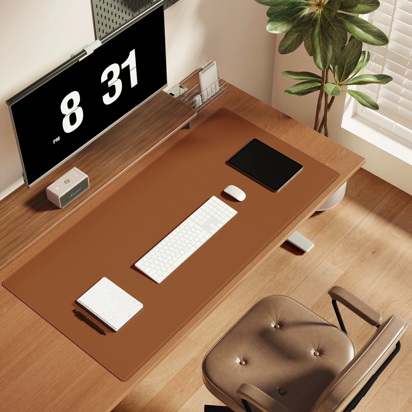 PU Leather Desk Pad & Mouse Mat