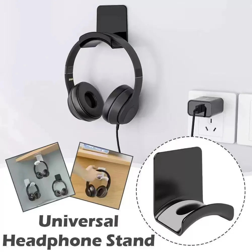 Under-Desk Headphone Hanger