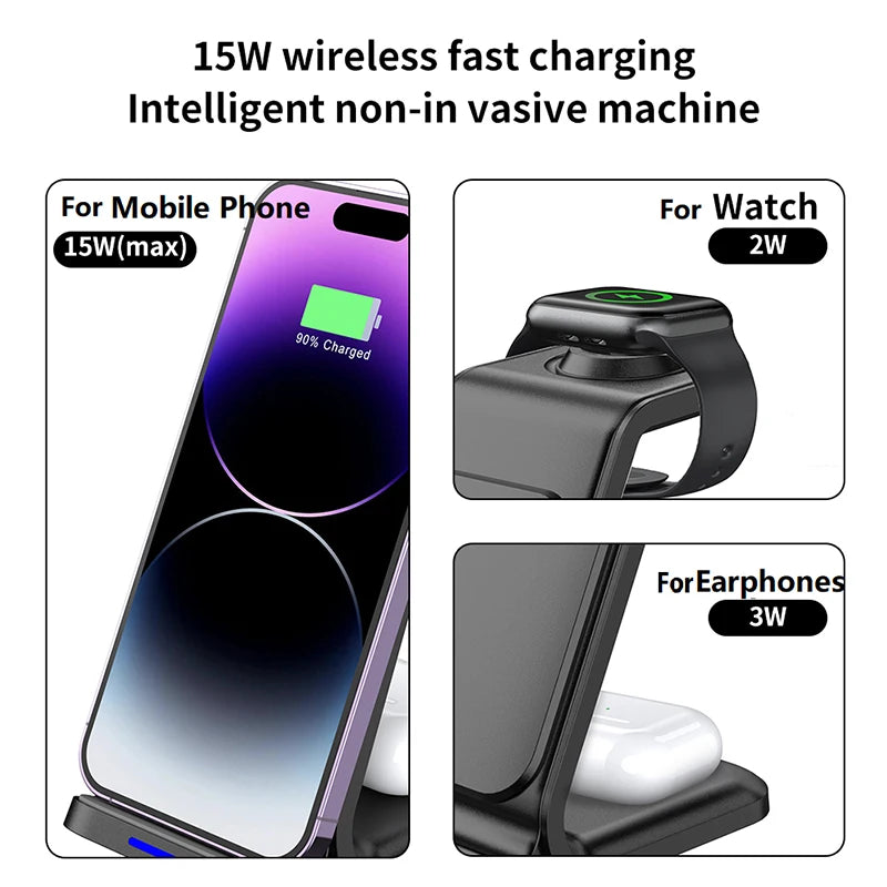 3-in-1 Wireless Charging Station