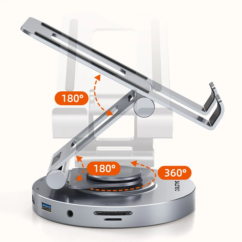 8-in-1 USB C Hub Stand for iPad