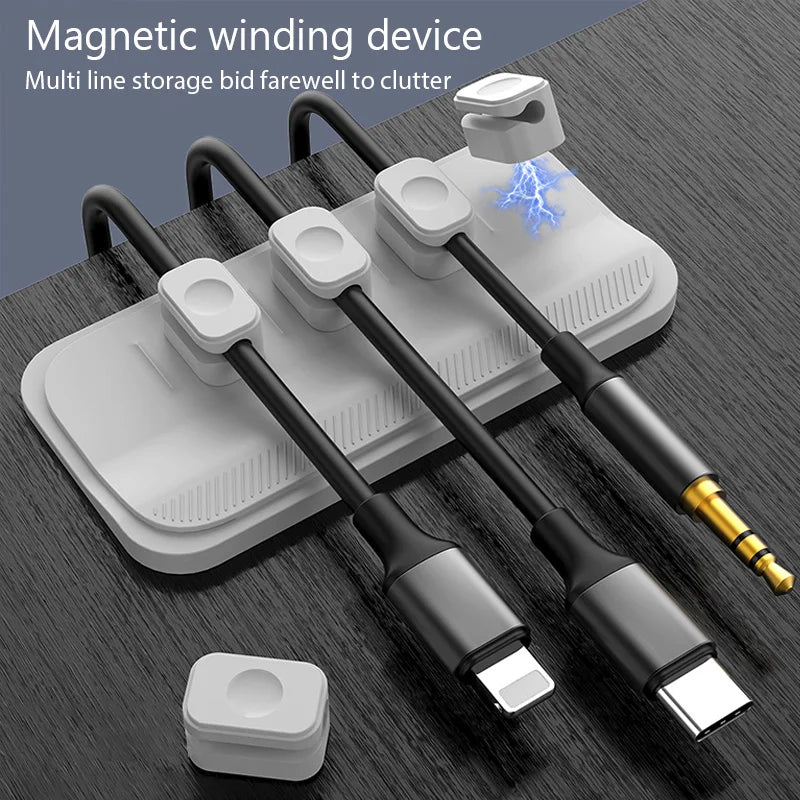 Magnetic Silicone Cable Organizer