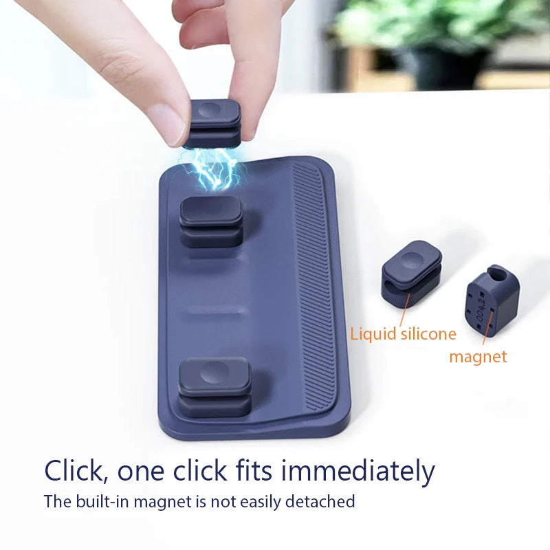 Magnetic Silicone Cable Organizer