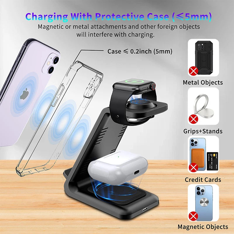 3-in-1 Wireless Charging Station