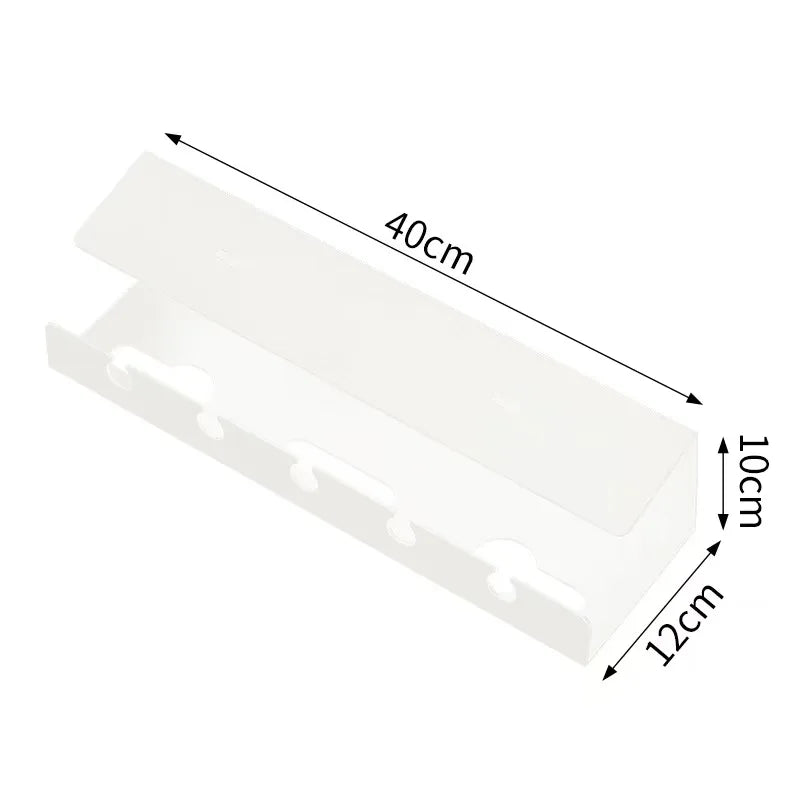 Clamp-On Under-Desk Cable Tray