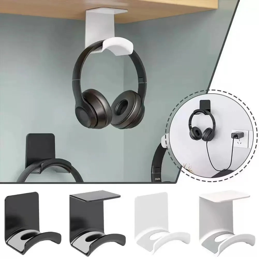 Under-Desk Headphone Hanger